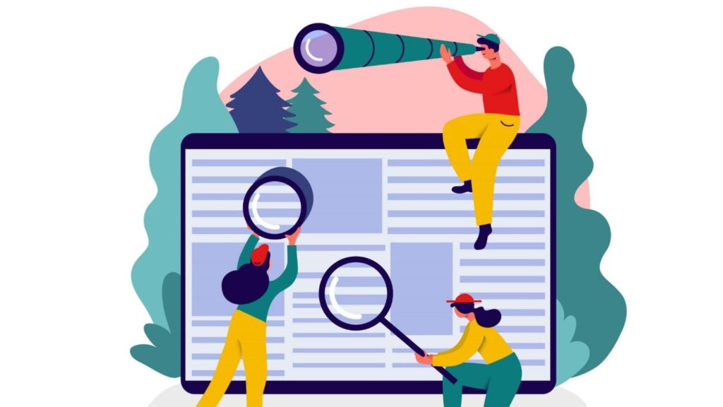 illustration of content ideation