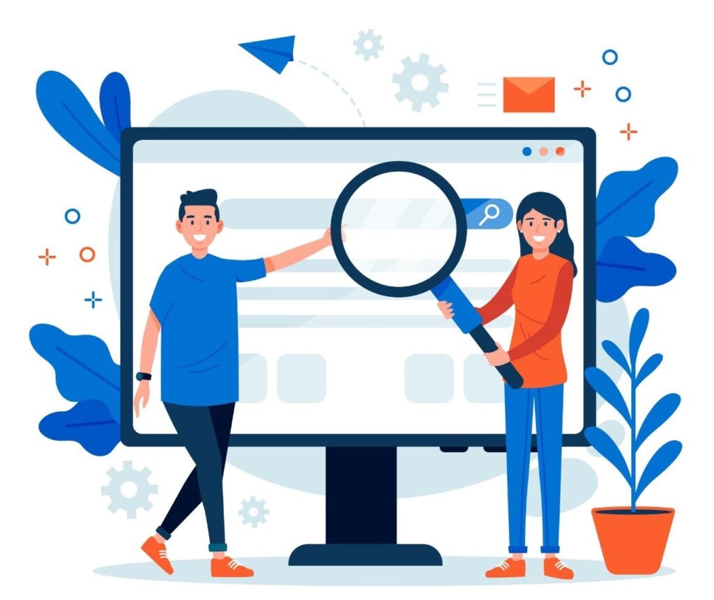 two happy content readers