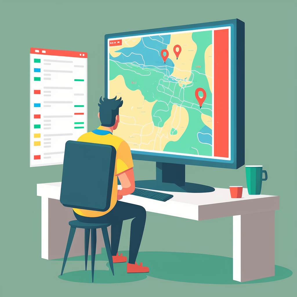 An Illustration of An SEO Expert Performing Best Local SEO Practices For Small Businesses